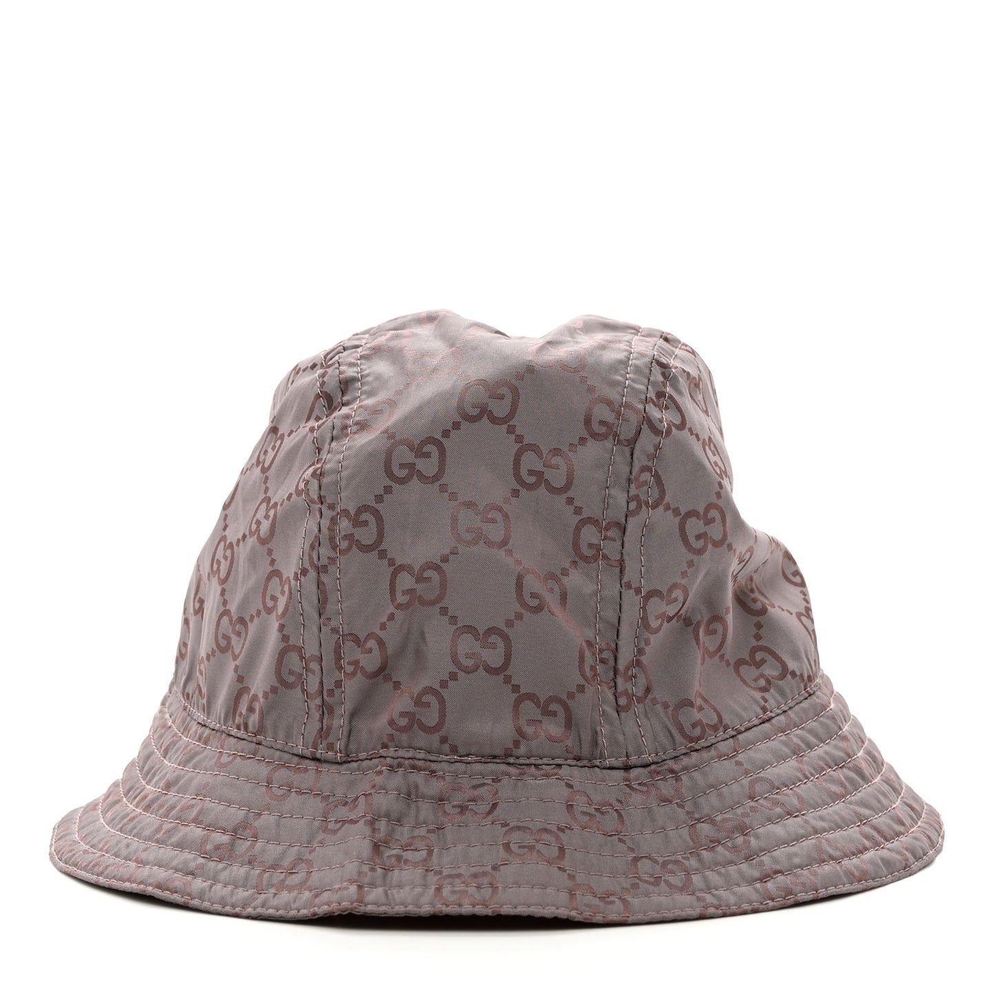 Nylon Monogram Bucket Hat M Mauve
