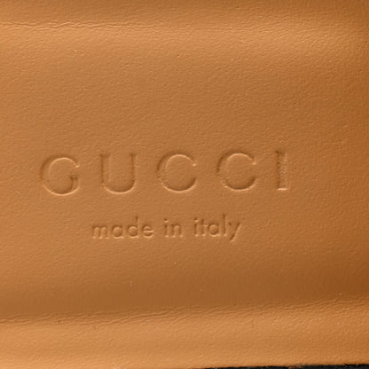 Gucci Magnum Calfskin Womens Horsebit Platform Mules 37.5 Black 6 of 11