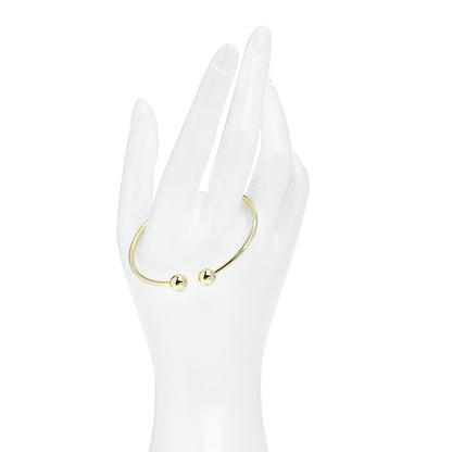 Tiffany 18K Yellow Gold HardWear Ball Wire Bracelet 2 of 4