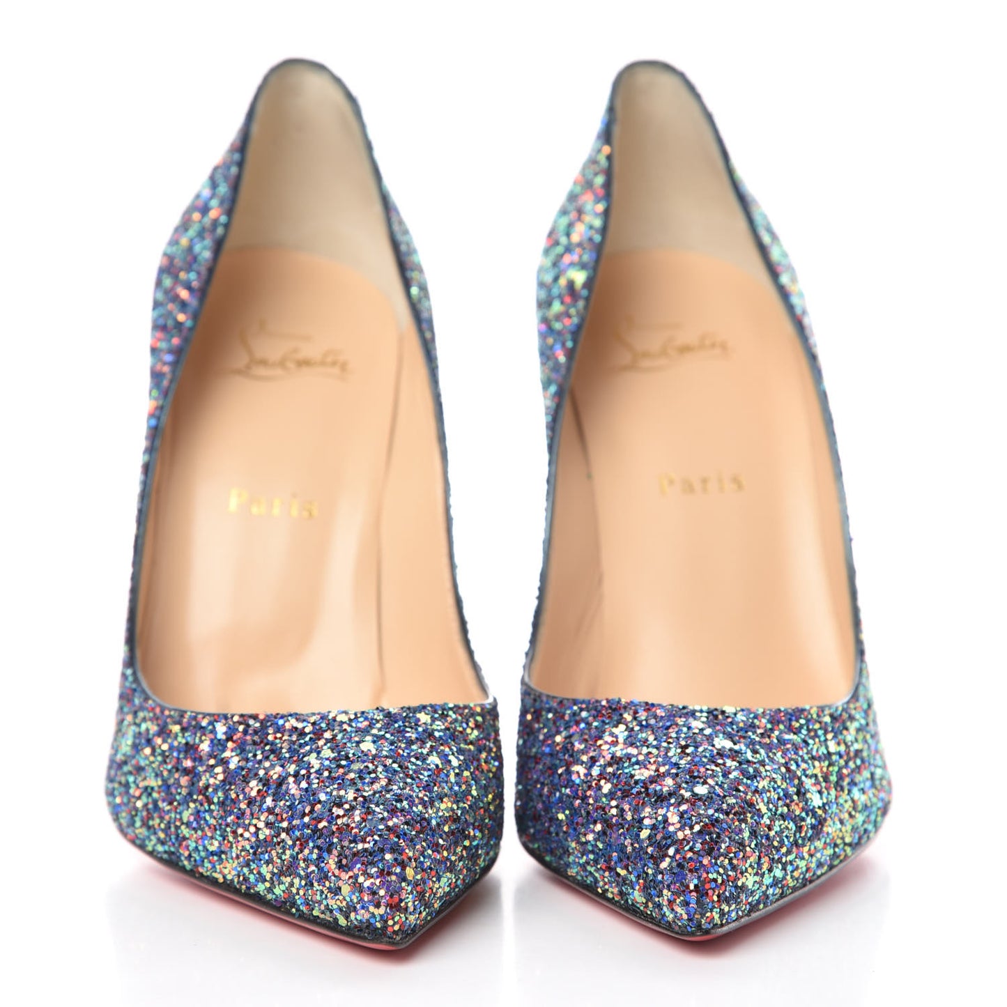 Glitter Pigalle Follies 100 Pumps 40.5 China Blue