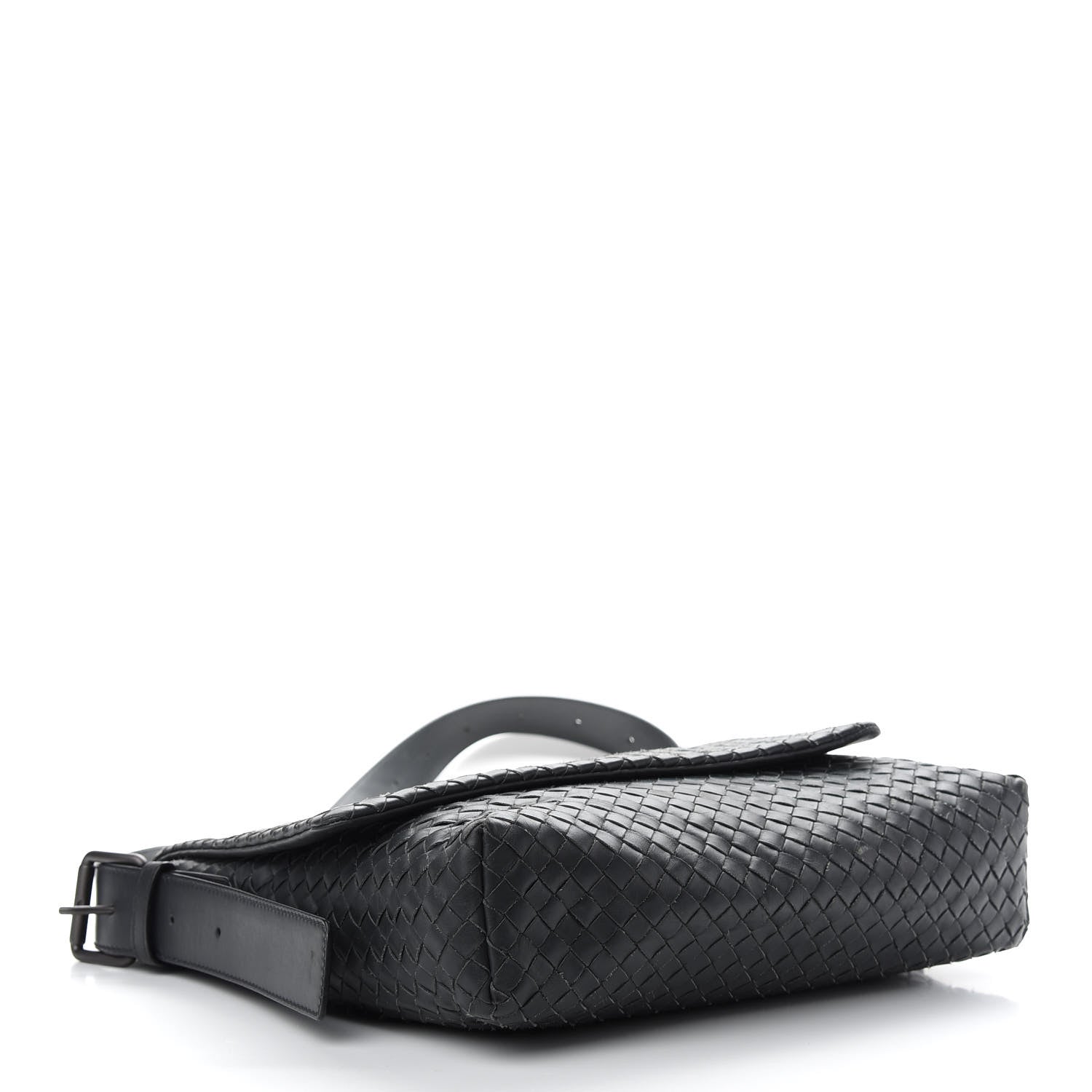 Bottega Veneta Nappa Intrecciato Messenger Bag Ferro Gray 4 of 9