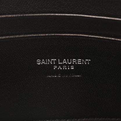 Saint Laurent Grain De Poudre Matelasse Monogram Mini Lou Camera Bag Marble Pink 6 of 10