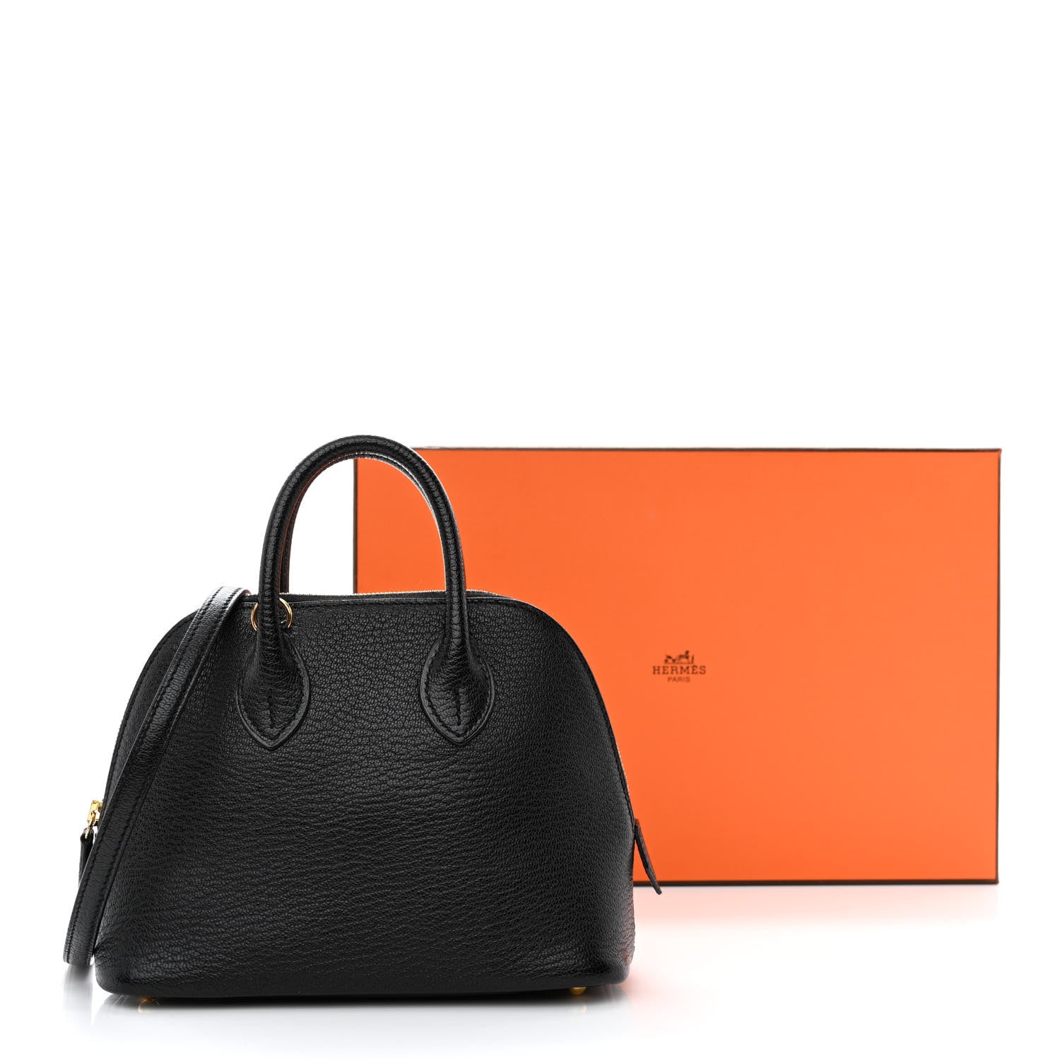 Hermes Chevre Mysore Mini 1923 Bolide Black 11 of 11