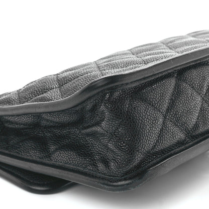Chanel Caviar Quilted Medium French Riviera Flap Black 12 of 14