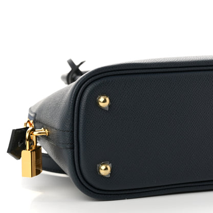 Hermes Epsom Tri-Color En Desordre 1923 Bolide 25 Bleu Indigo Caban 9 of 11
