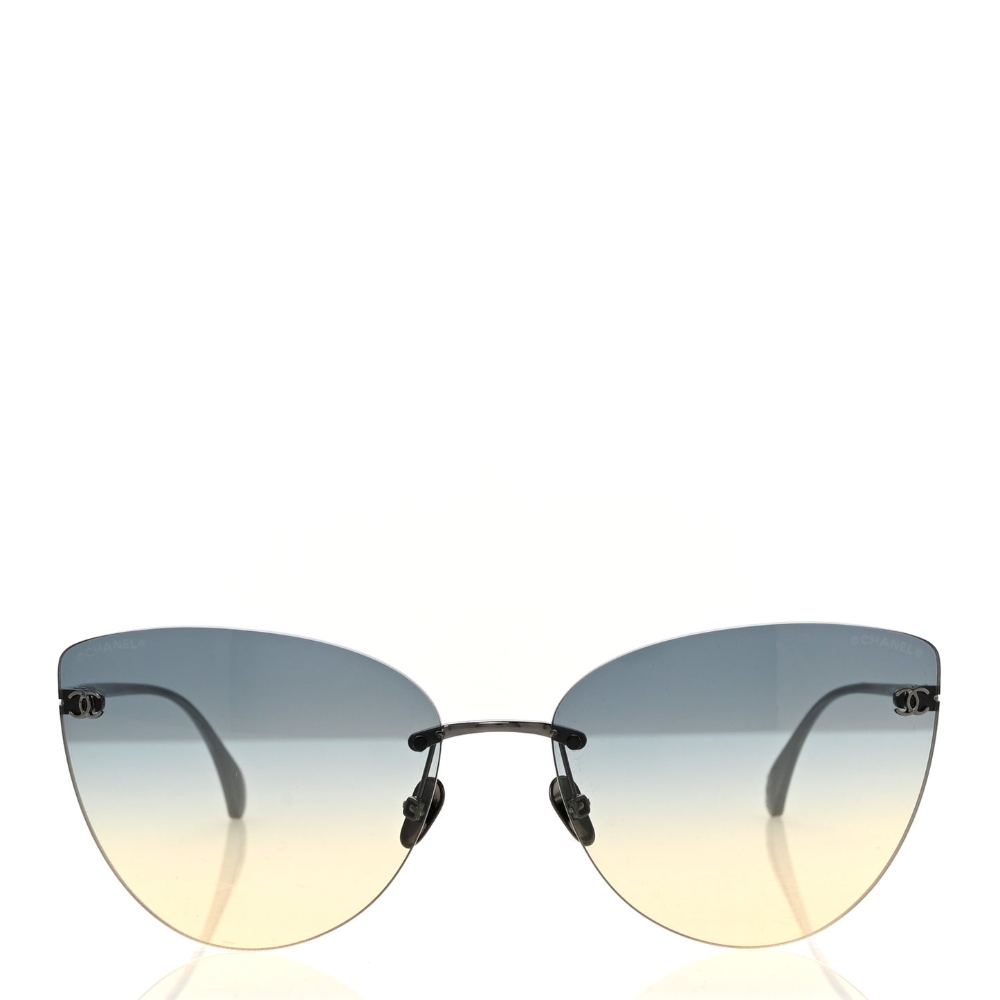 Titanium Cat Eye Sunglasses 4273-T Blue