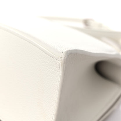 Balenciaga Grained Calfskin Small Hourglass Top Handle Bag White 11 of 15