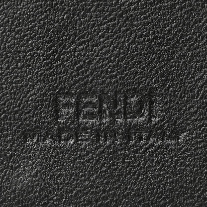 Fendi Silk Satin Phone Baguette Black 6 of 9
