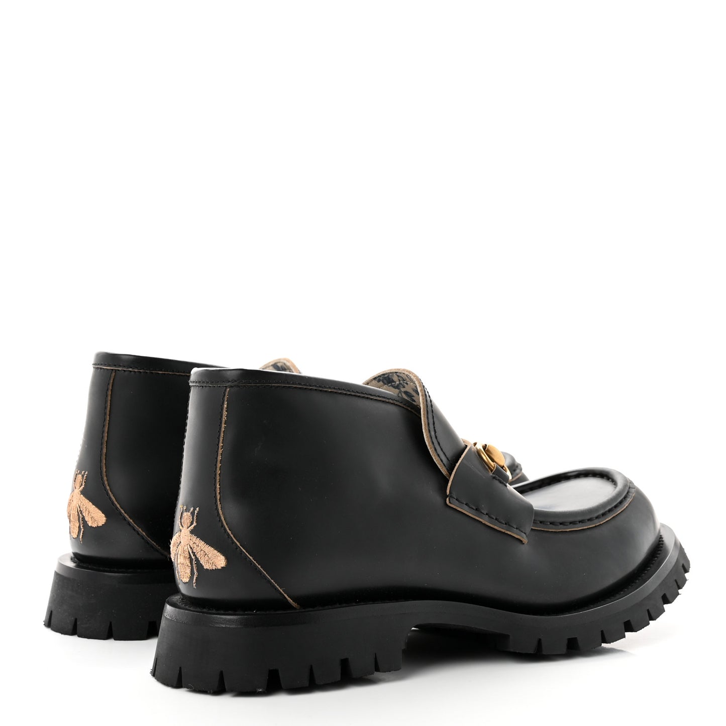 Cordovan Lux Mens Harald Horsebit Ankle Boots 8 Black