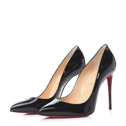 Christian Louboutin Patent Pigalle Follies 100 Pumps 38.5 Black 3 of 9