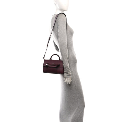 Mulberry Small Classic Grain Mini Bayswater Black Cherry 2 of 12