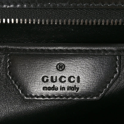 Gucci Boarded Dyana Lux Calfskin Web Monochrome Medium Bamboo 1947 Top Handle Bag Black 7 of 12