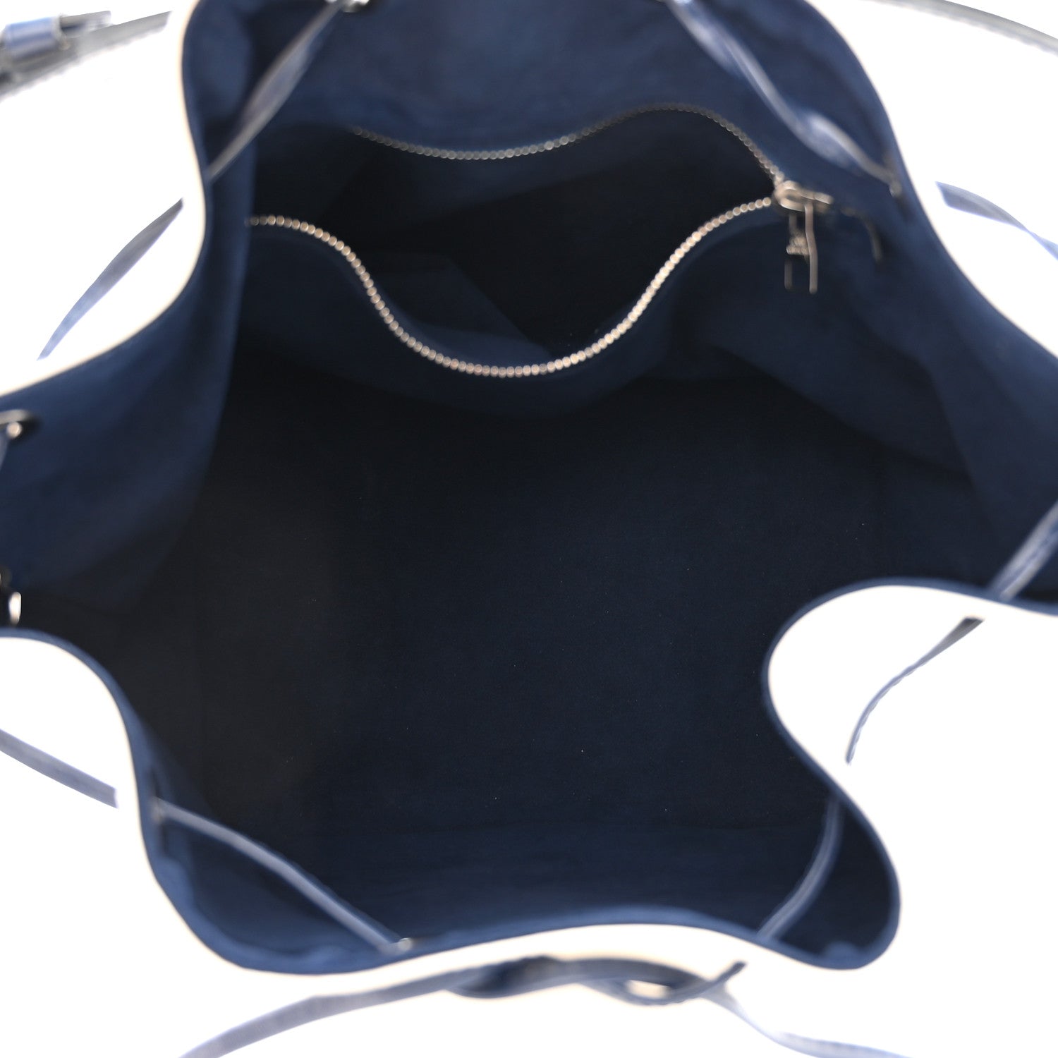 Louis Vuitton Epi Petit Bi-Color Noe Ivory Indigo 5 of 13