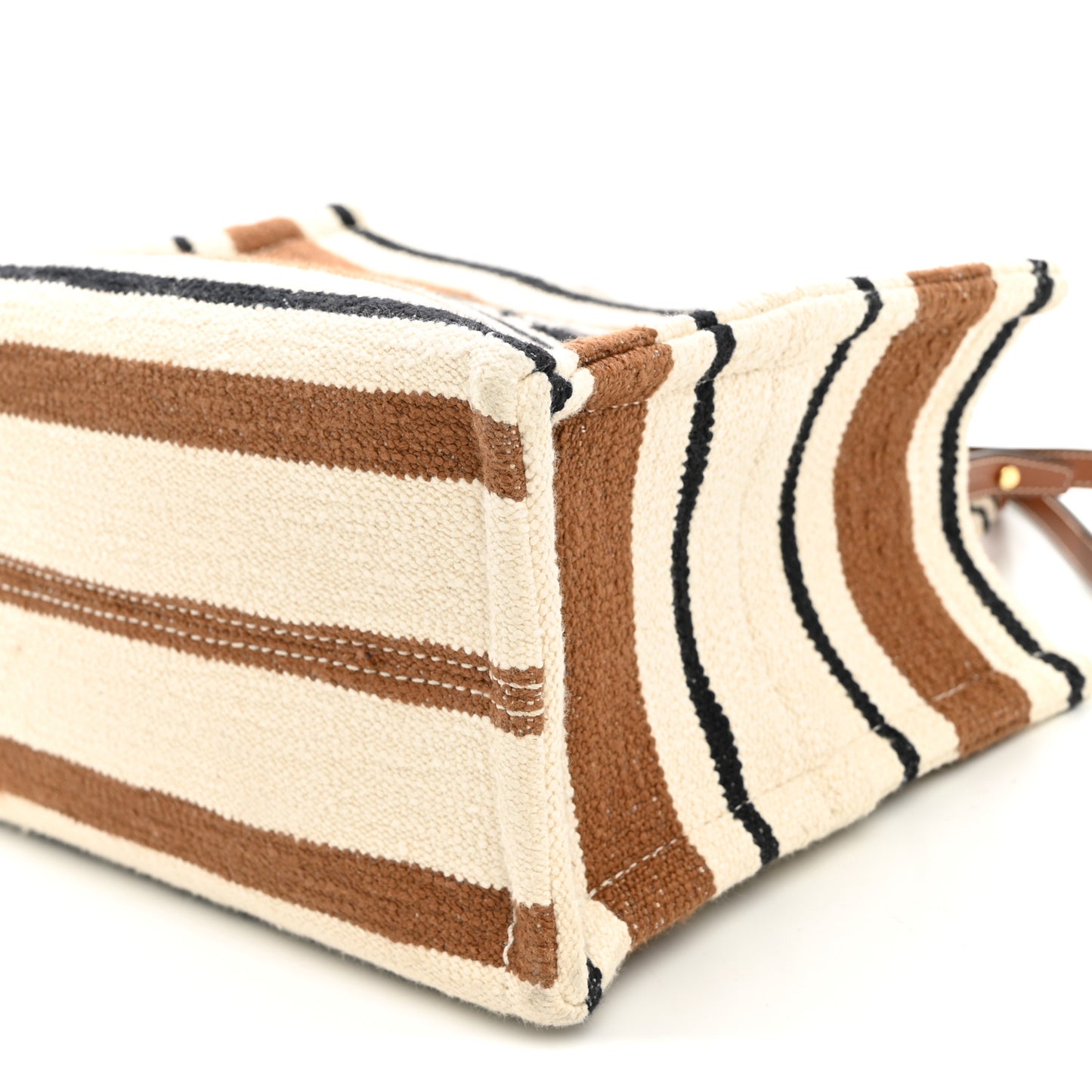 Jacquard Striped Small Cabas Thais Multicolor
