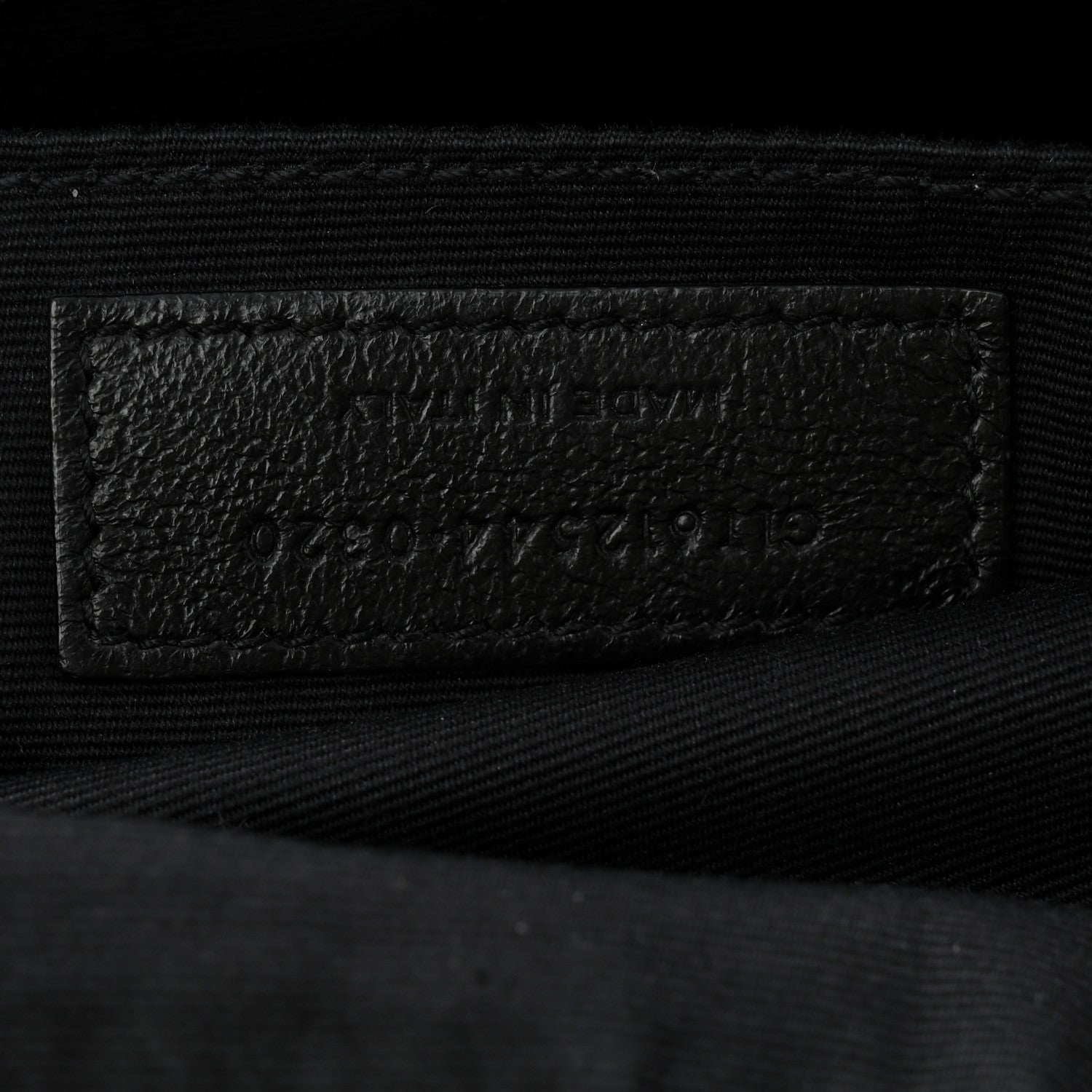 Saint Laurent Calfskin Matelasse Monogram Lou Camera Bag Black 7 of 11