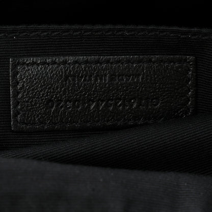 Saint Laurent Calfskin Matelasse Monogram Lou Camera Bag Black 7 of 11