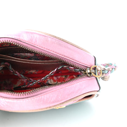 Gucci Laminated Nappa Trapuntata Mini Zumi Dome Shoulder Bag Rosa Lago Rame 5 of 9