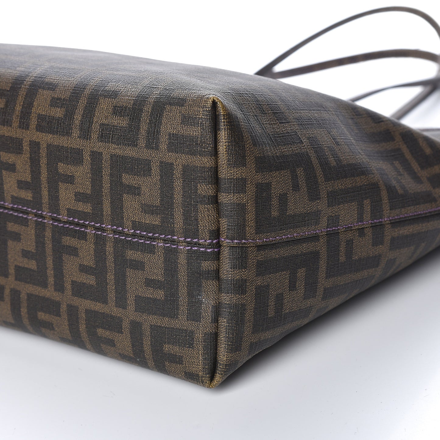 Zucca Spalmati Small Roll Tote Tobacco Viola