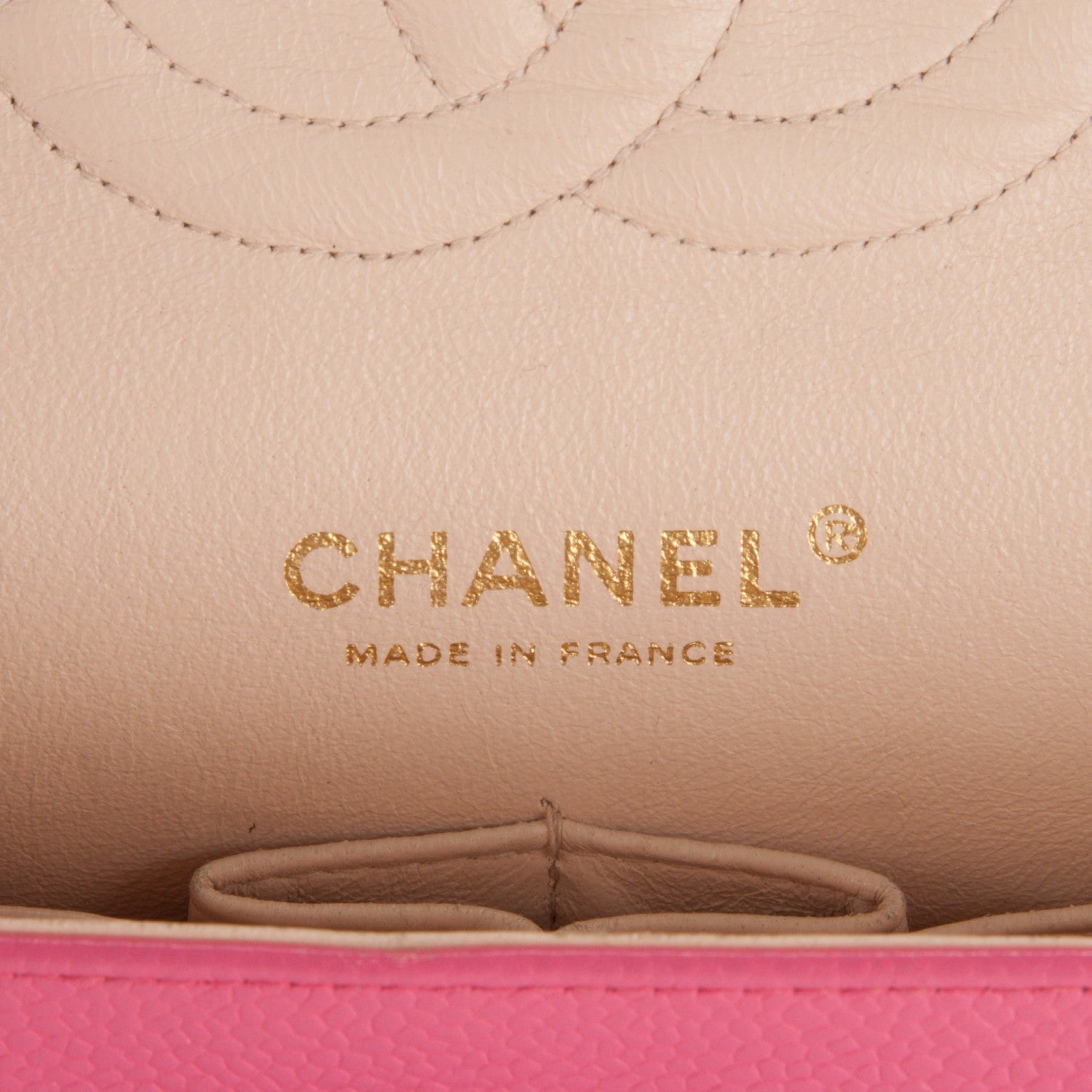 Chanel Caviar Quilted Medium Double Flap Pink 6 of 7