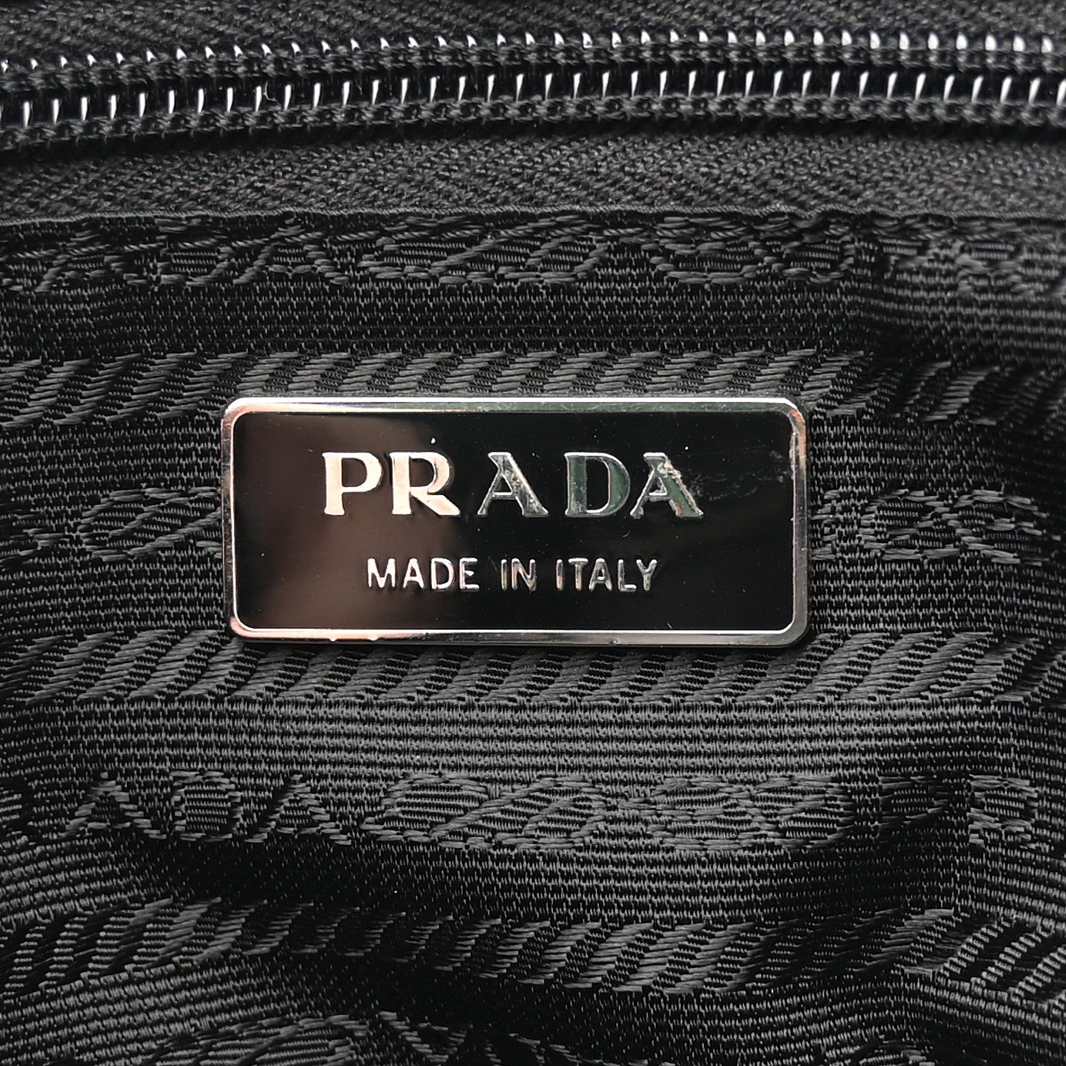 Prada Nylon Cinghiale Bowler Black 6 of 13