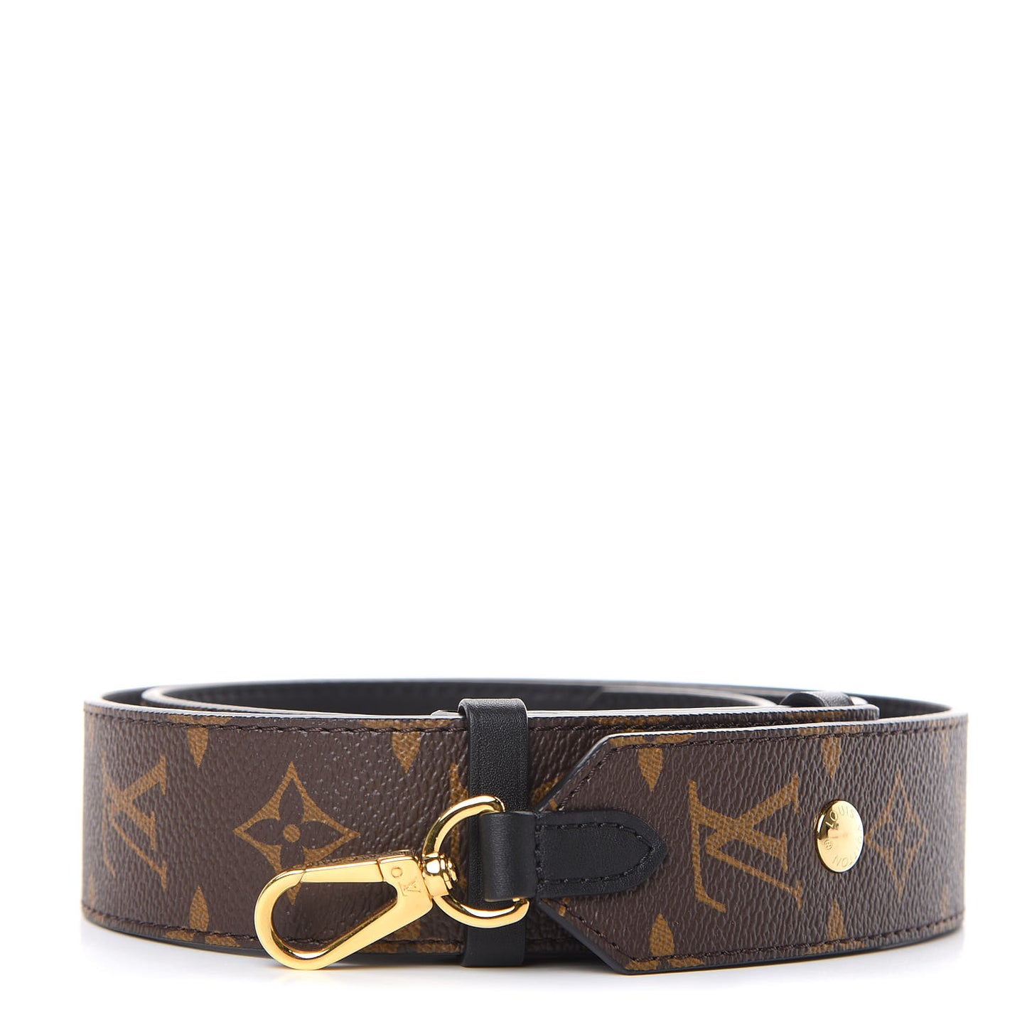 Monogram Adjustable Bandouliere Shoulder Strap Black