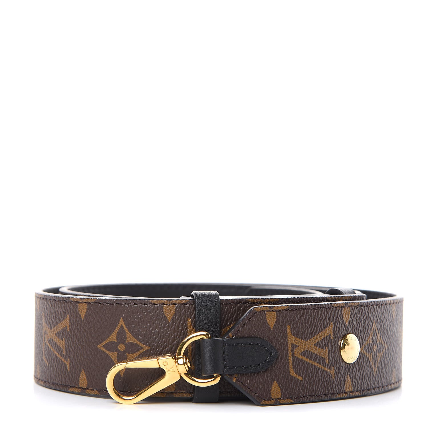 Louis Vuitton Monogram Adjustable Bandouliere Shoulder Strap Black 1 of 5