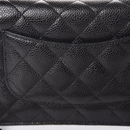 Chanel Caviar Quilted Wallet On Chain WOC Black 10 of 11