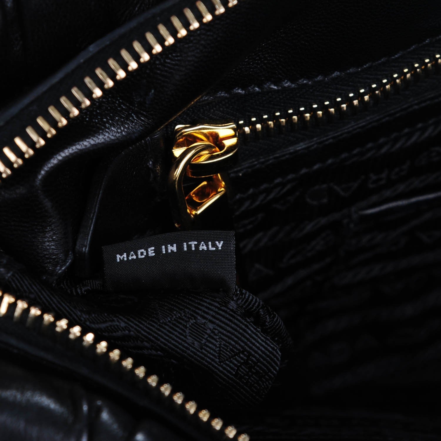 Prada Nappa Gaufre Tote Nero Black 7 of 8
