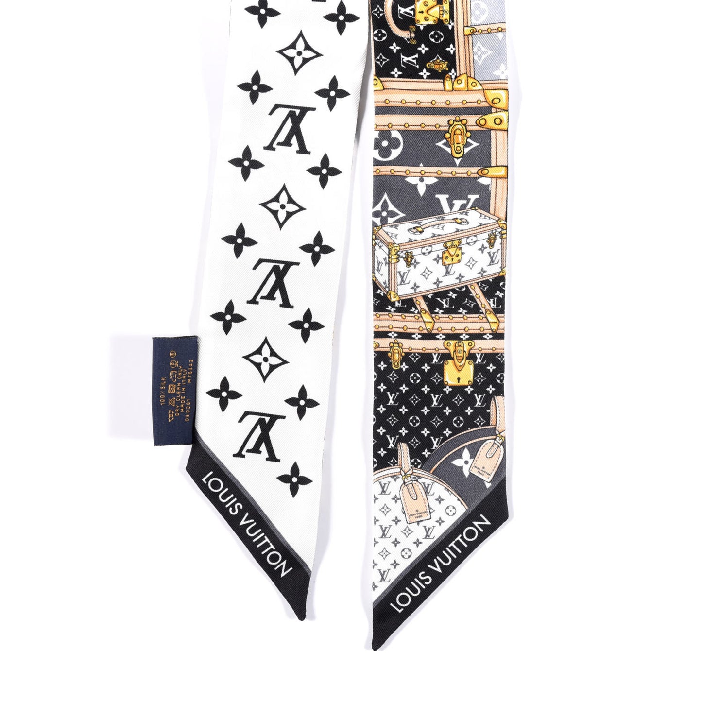 Silk Monogram Let's Go BB Bandeau Black