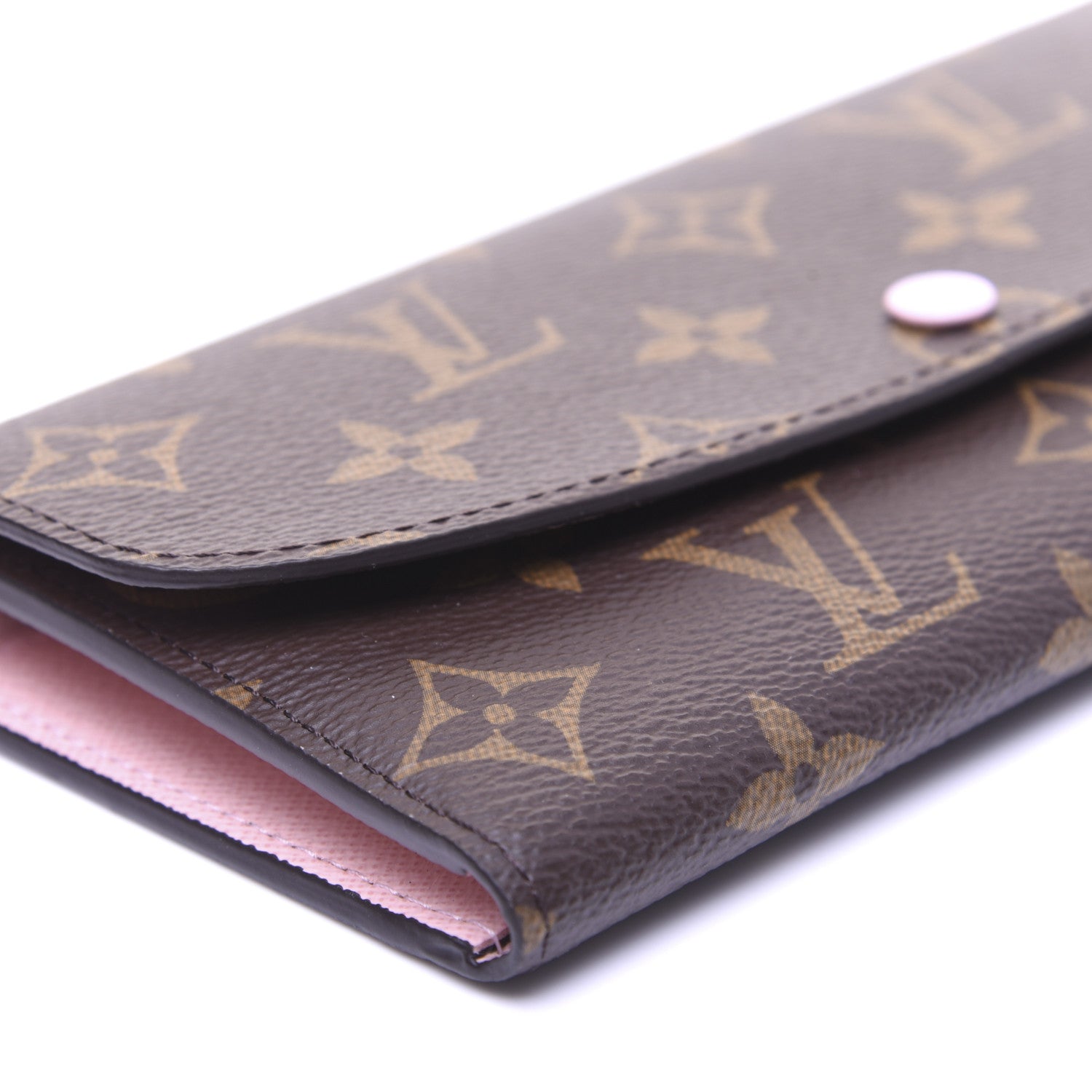Louis Vuitton Monogram Emilie Wallet Rose Ballerine 6 of 11