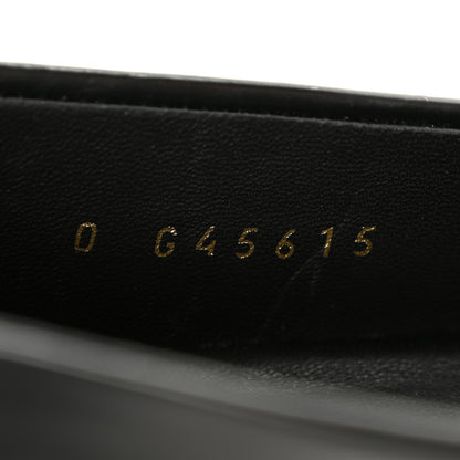 Chanel Calfskin Crystal CC Mocassin Loafers 36 Black 10 of 10