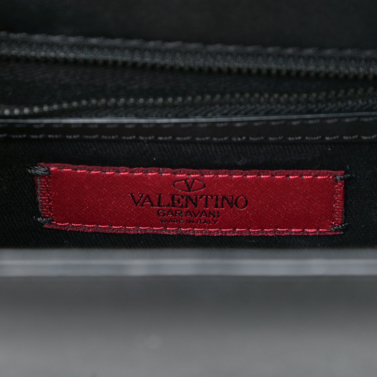 Valentino Garavani Vitello Medium Glam Lock Rockstud Flap Black 12 of 21