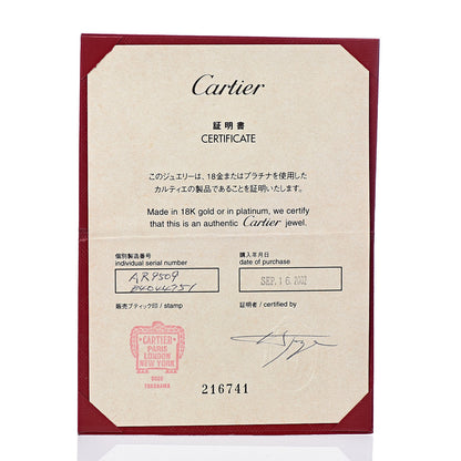 Cartier 18K White Gold Diamond Anniversary Band Ring 51 5.75 5 of 5