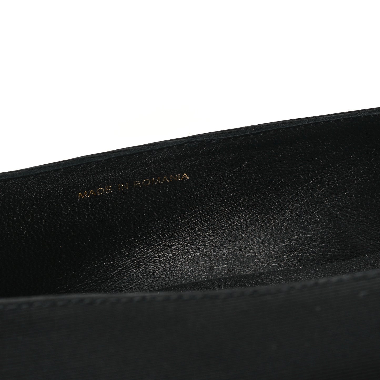 Grosgrain Cap Toe Uniform Ballerina Flats 40 Black