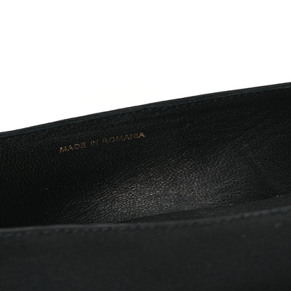 Chanel Grosgrain Cap Toe Uniform Ballerina Flats 40 Black 8 of 8