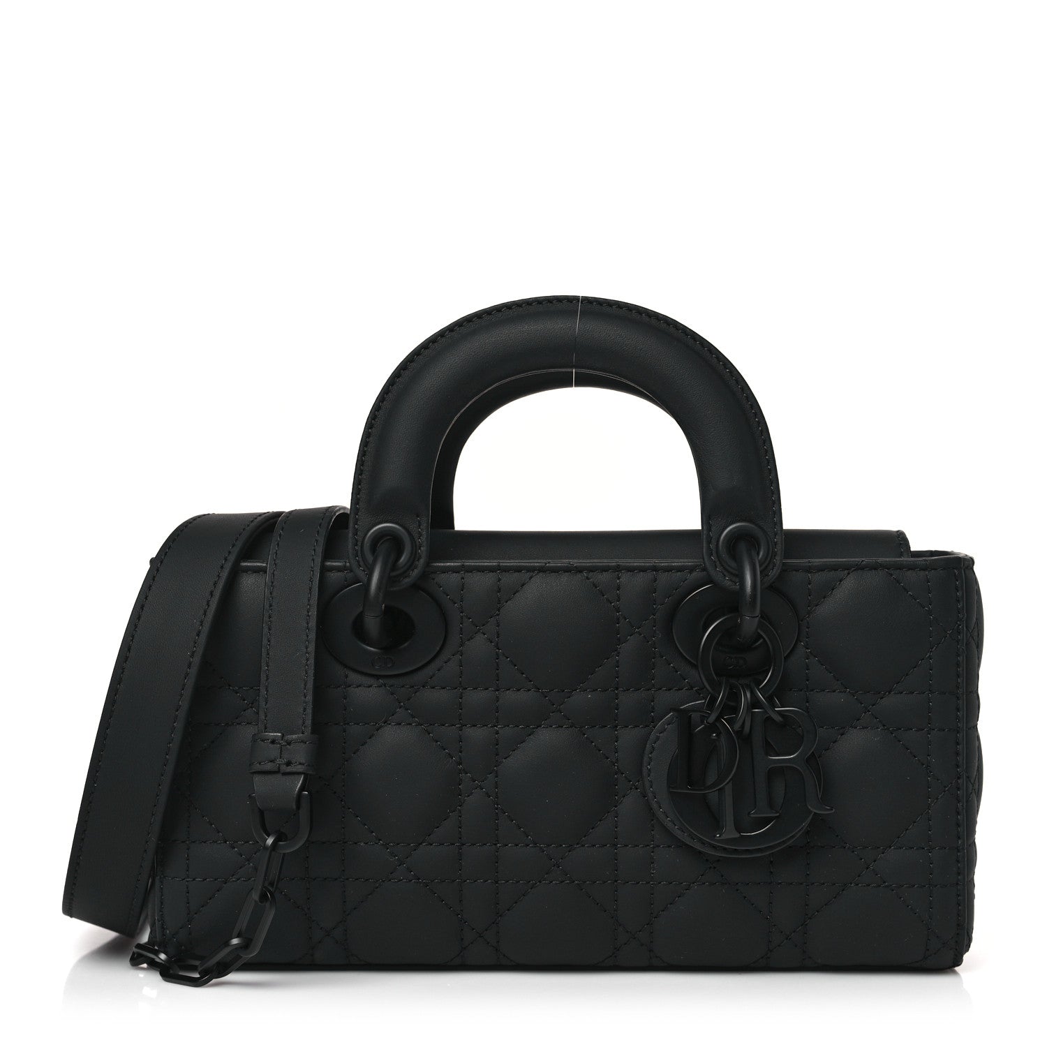 Christian Dior Ultra Matte Calfskin Cannage Small Lady D-Joy Black 1 of 9
