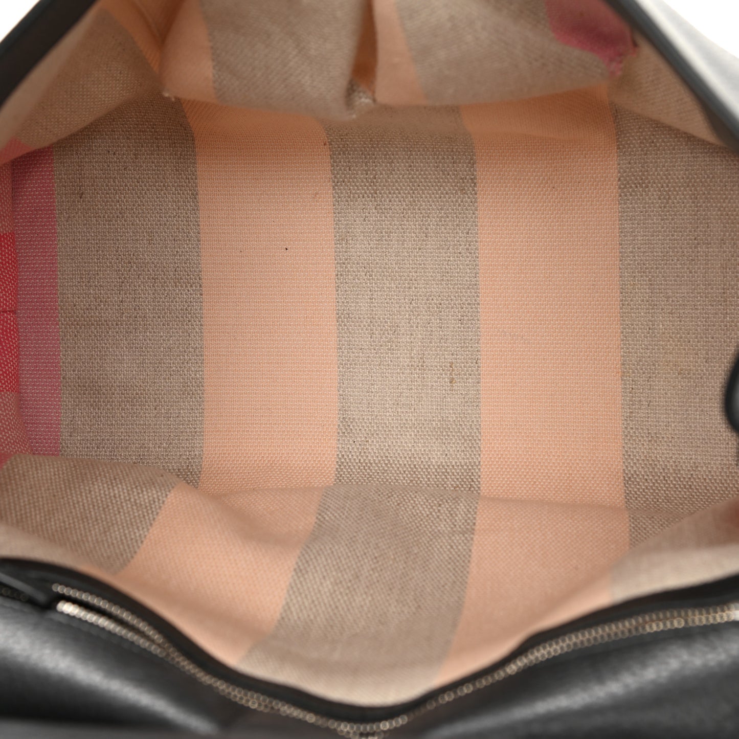Pebbled Calfskin Large Bamboo Daily Top Handle Bag Black