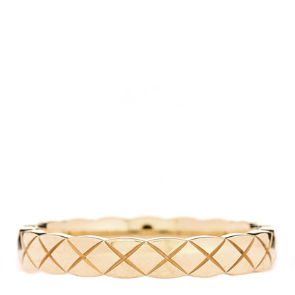 Chanel 18K Yellow Gold Mini Coco Crush Ring 55 7.25 4 of 11