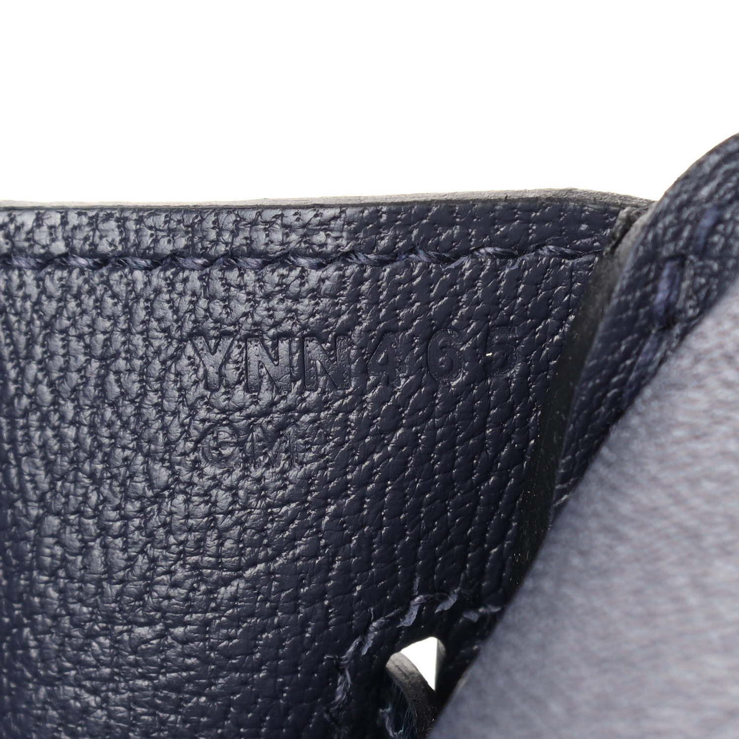 Hermes Togo Shiny Niloticus Crocodile Birkin Touch 30 Bleu Nuit 7 of 9