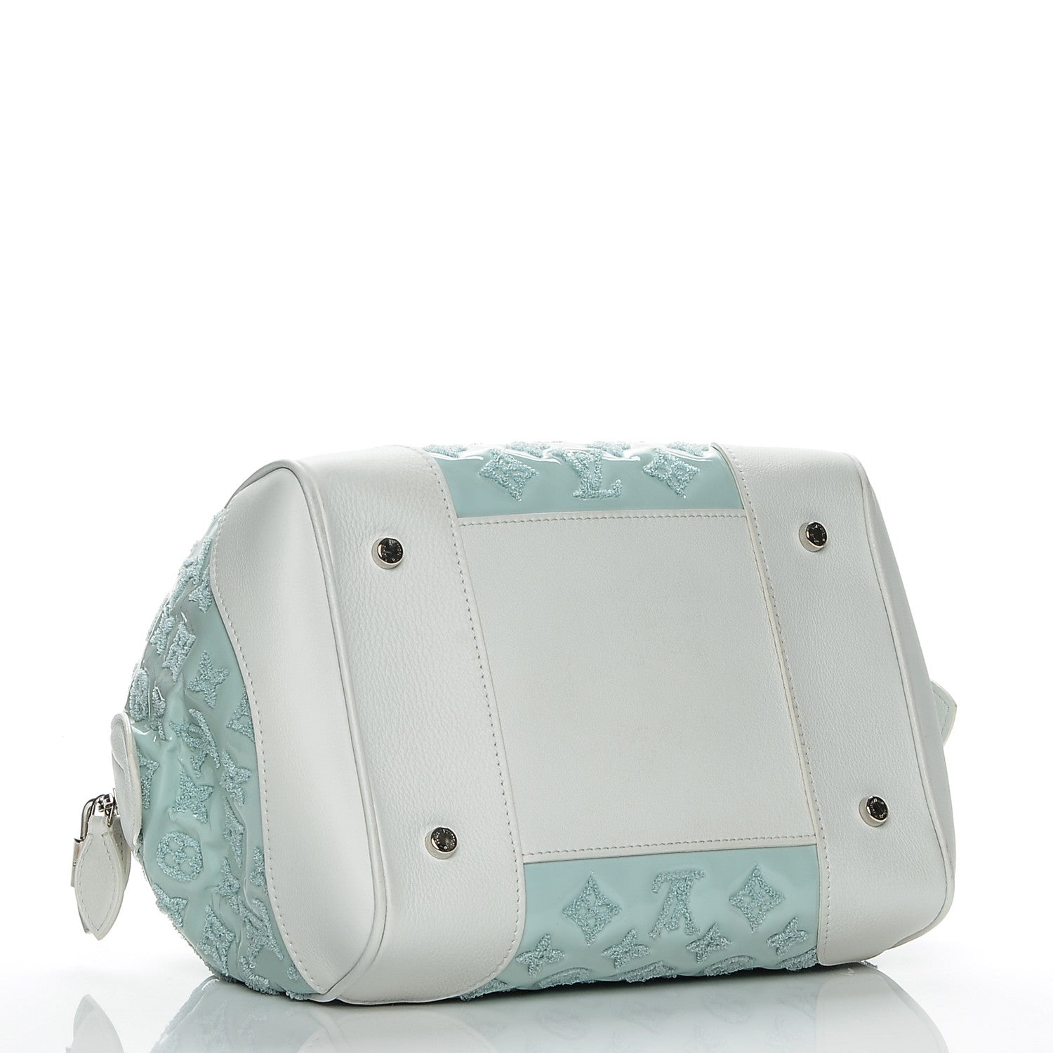 Louis Vuitton Monogram Bouclettes Speedy Round Mint 4 of 6