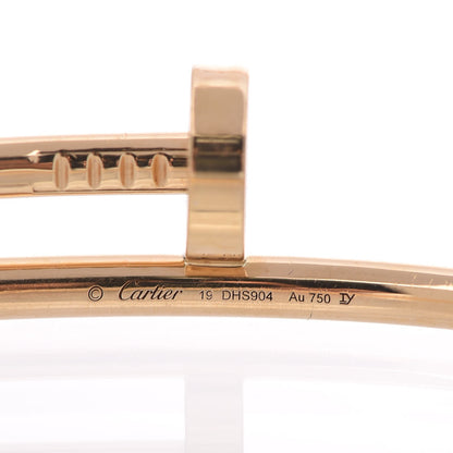 Cartier 18K Yellow Gold Juste Un Clou Bracelet 19 3 of 10