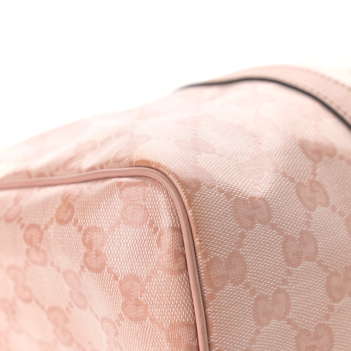 Crystal Monogram Joy Medium Boston Pink