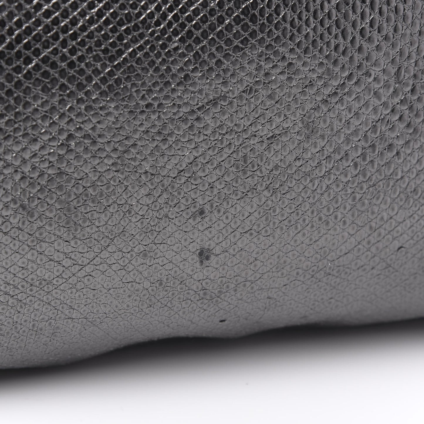 Metallic Snake Print Small Falabella Tote Ruthenium