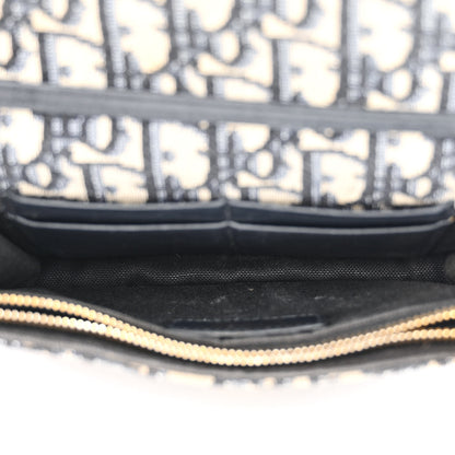 Christian Dior Oblique 30 Montaigne 2-In-1 Pouch Blue 5 of 14