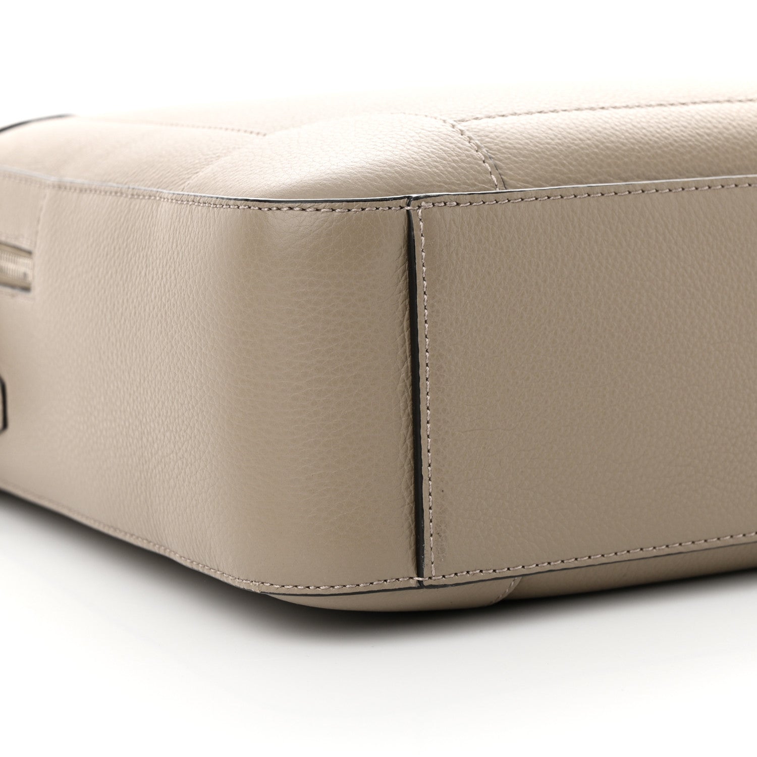 Mulberry Small Classic Grain Calfskin Belgrave Double Document Holder Solid Grey 9 of 11
