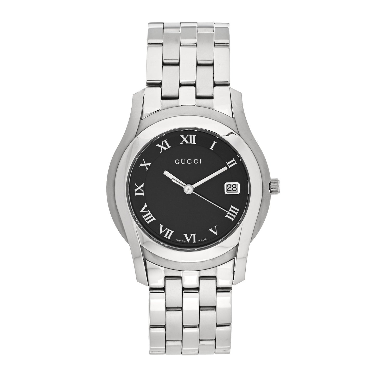 Stainless Steel 35mm 5500M Quartz Watch Black