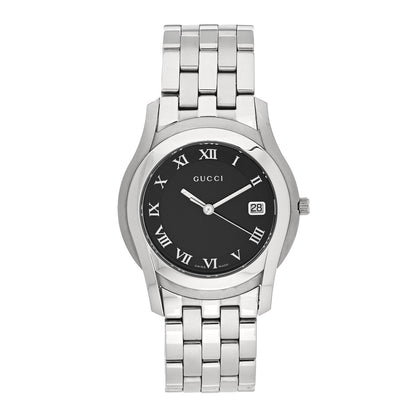 Gucci Stainless Steel 35mm 5500M Quartz Watch Black 1 of 4