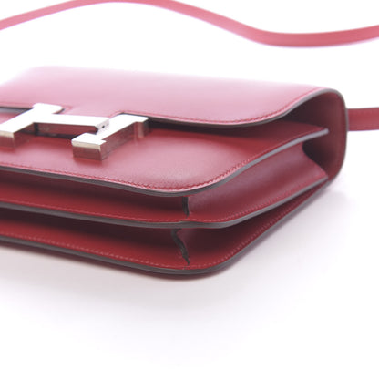 Hermes Tadelakt Constance 18 Rouge Vif 9 of 11