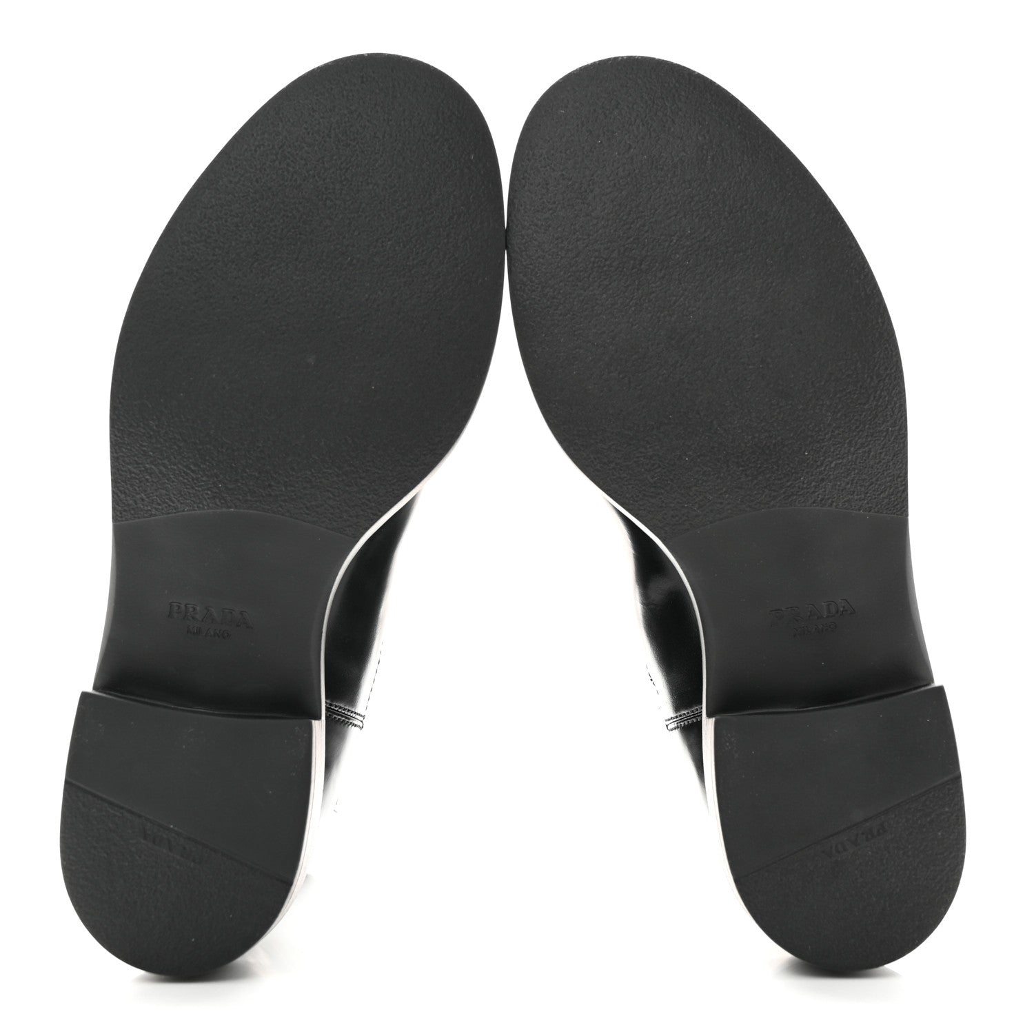 Prada Spazzolato Metal Triangle Logo 50mm Chelsea Boots 38 Black 6 of 13