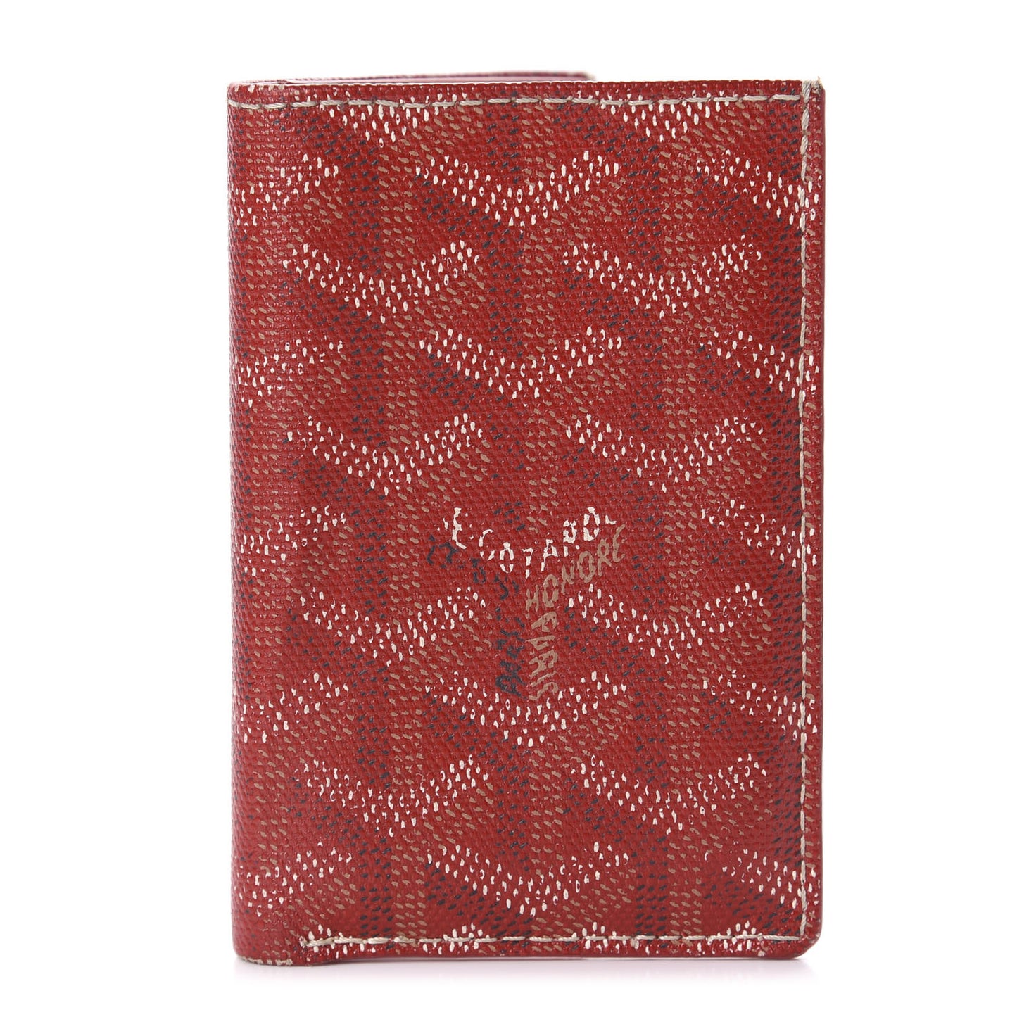 Goyardine Saint Pierre Card Holder Red